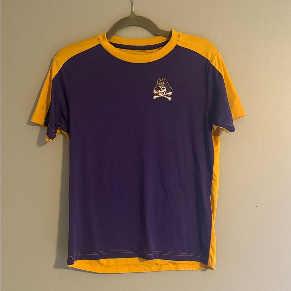 Men's Purple and Gold Short Sleeve Tee